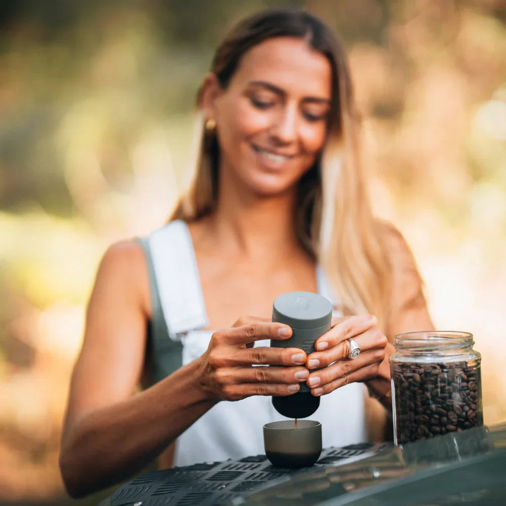 WACACO Minipresso GR2 Portable Espresso Machine for Ground Coffee - Tashqila WACACO Minipresso GR2 Portable Espresso Machine for Ground Coffee - Tashqila